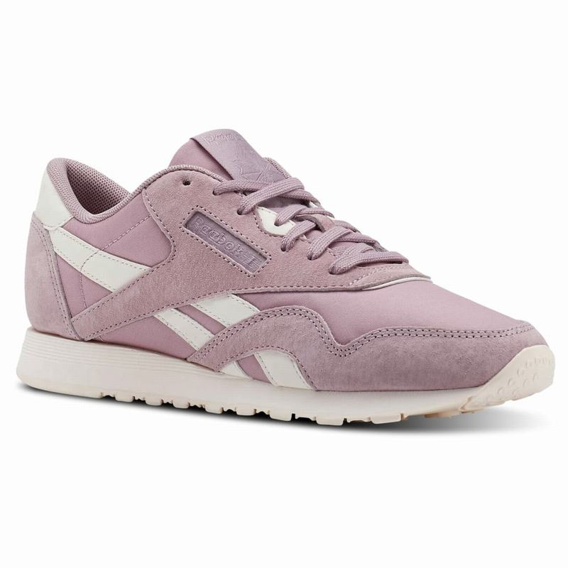 Reebok Classic Nylon Tenisky Damske - Nachový/Biele AB1075PF